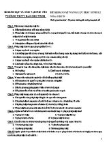 Đề khảo sát năng lực học sinh Giáo dục công dân lớp 12 - Trường THPT Phan Chu Trinh